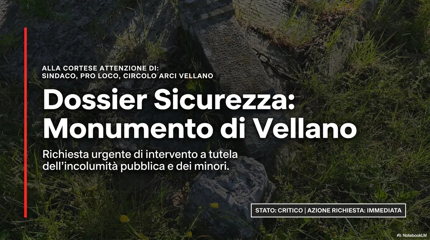 Dossier Sicurezza Monumento
