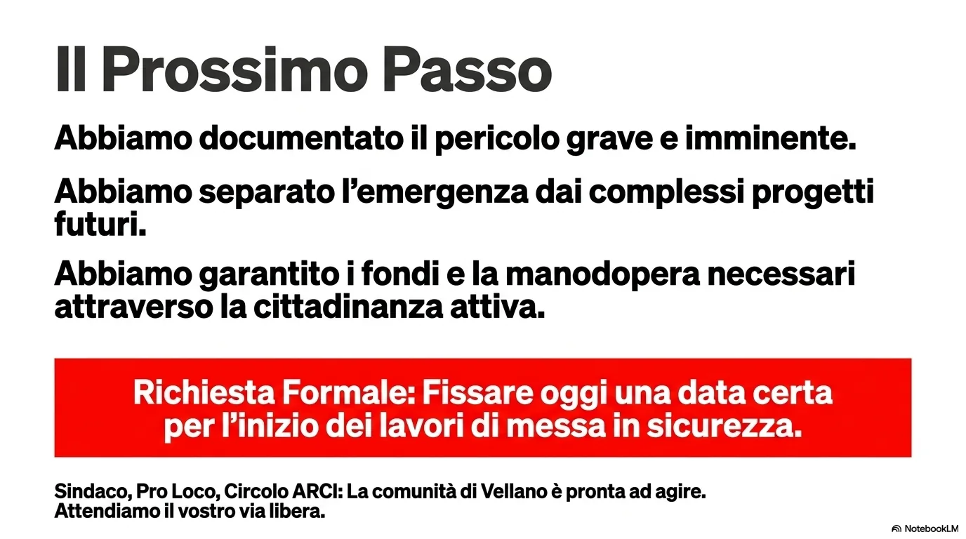 Il prossimo passo