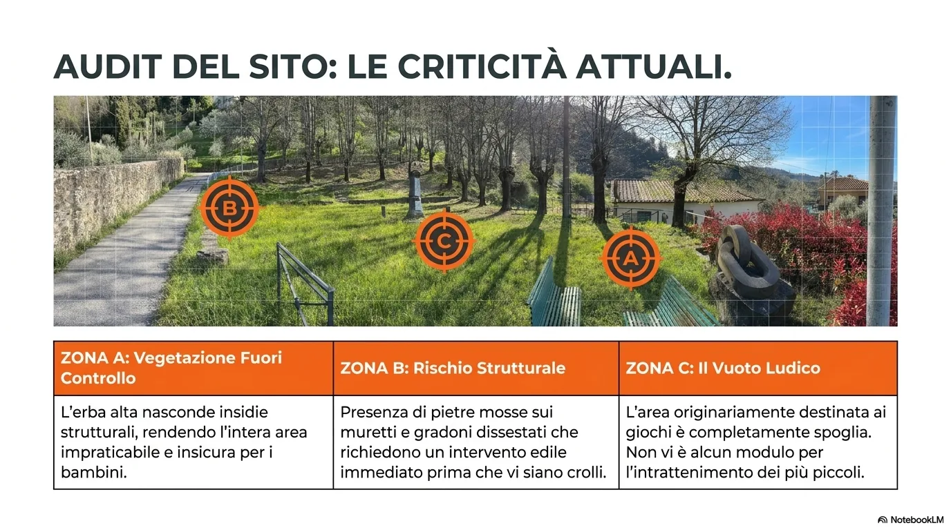 Audit del sito: criticità